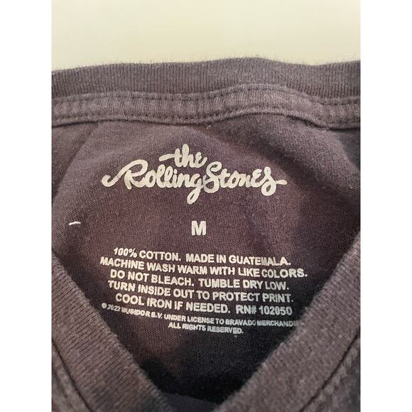 Rolling Stones Graphoc T-Shirt Size M Black 100% Cotton - Picture 3 of 4